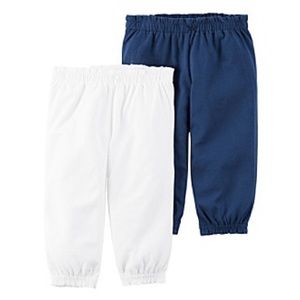 Bundle of 2 Carters pull on pants 24 months